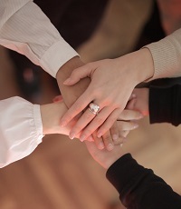 amigos na força de vontade